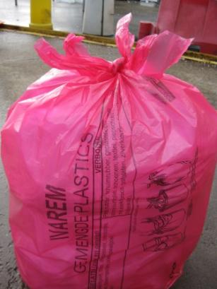Roze zak